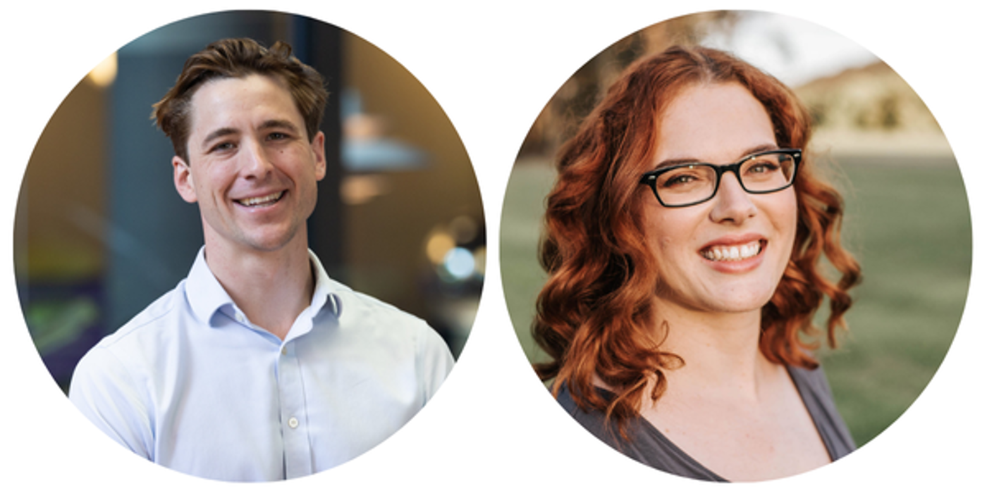Dr William McGahan and Dr Michaela Kindlova