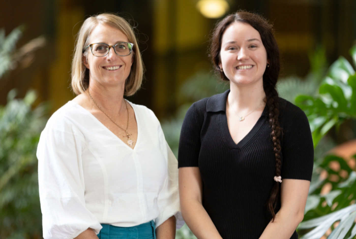 Nikita Rosendahl and Prof Kristen Radford