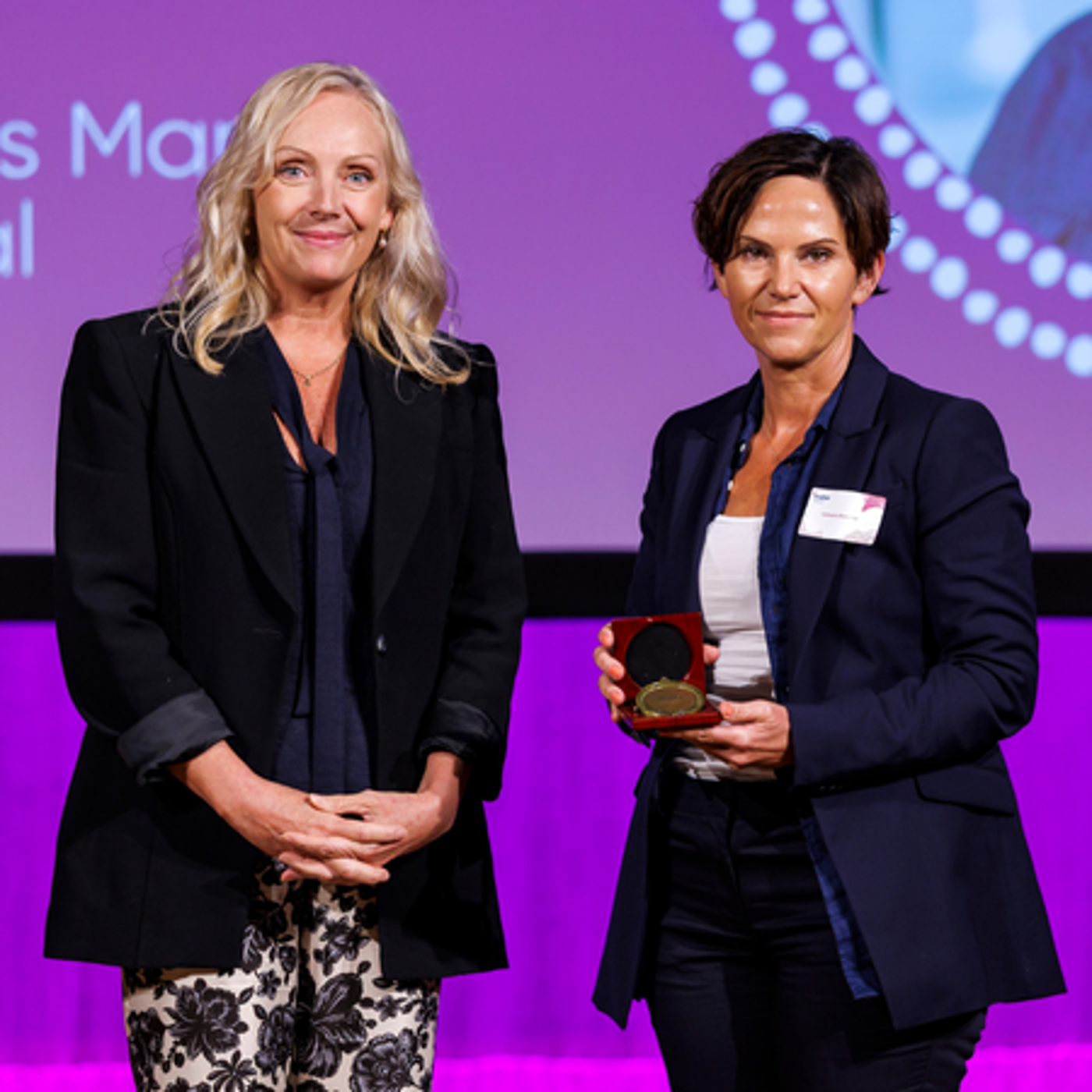 Mater Group CEO Julia Strickland-Bellamy and Professor Katharina Ronacher