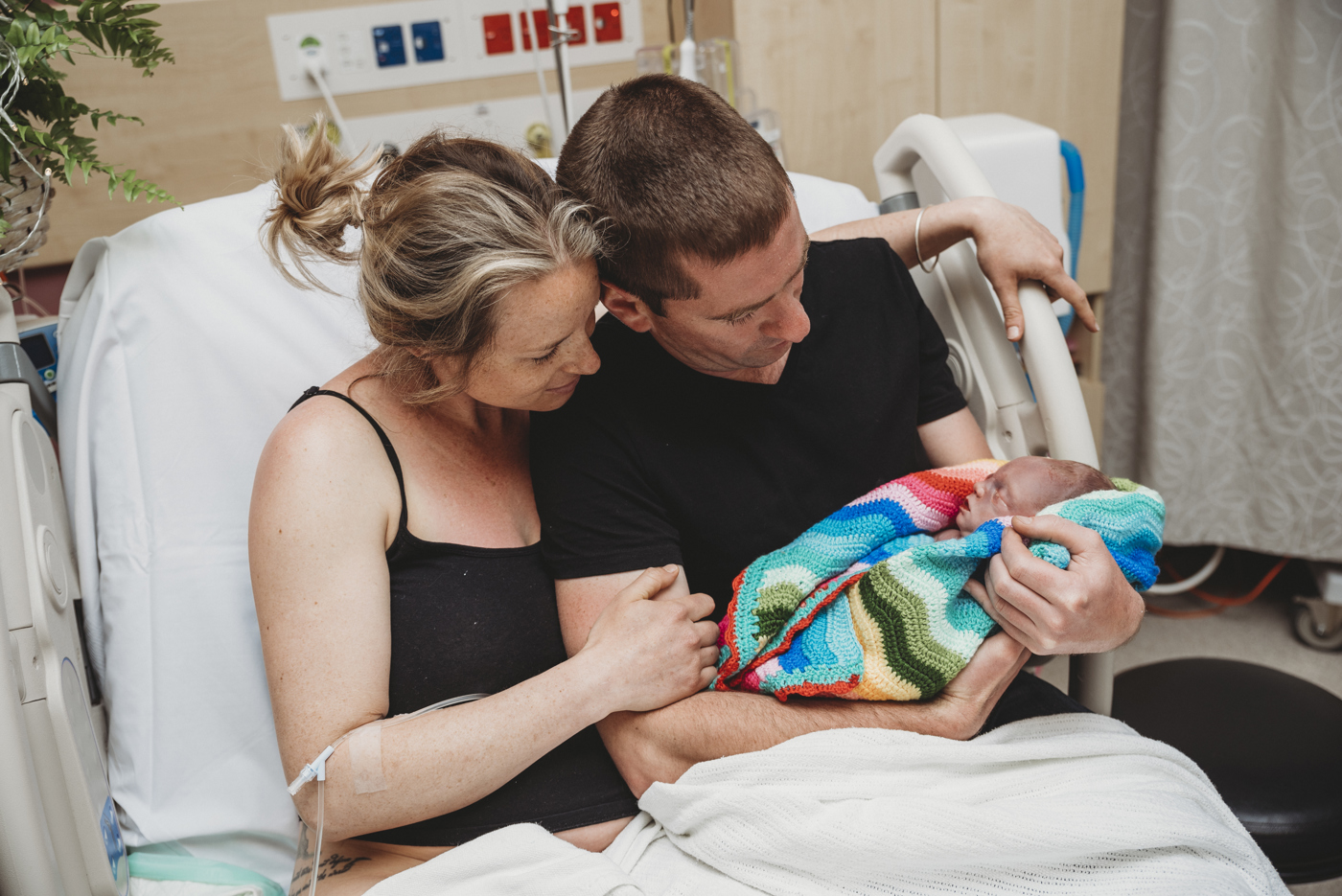 Lilly and Tim Castor with baby Vincent